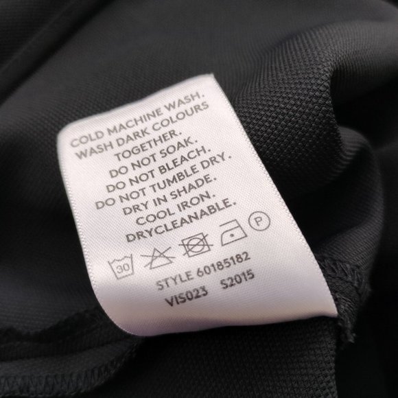 Country Road Size 10 12 Skirt Black A Line Asymmetric Side Slit Oxford Corporate - Picture 6 of 8